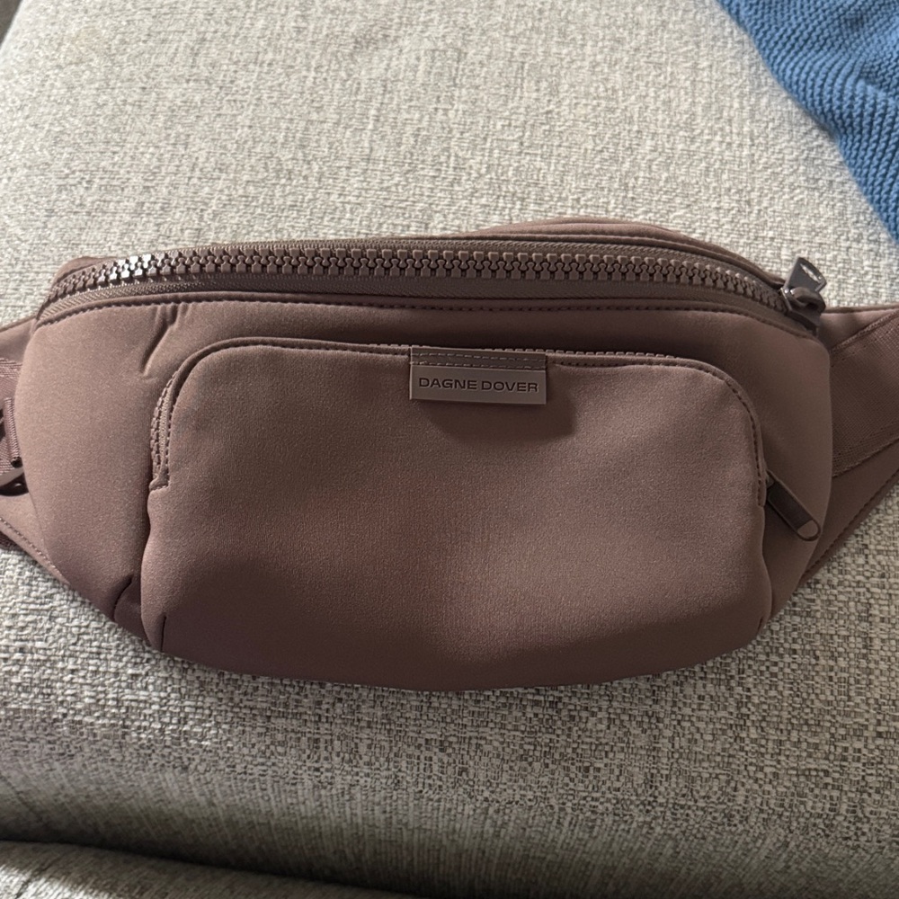 Dagne Dover Jax Crossbody Belt Bag in dune